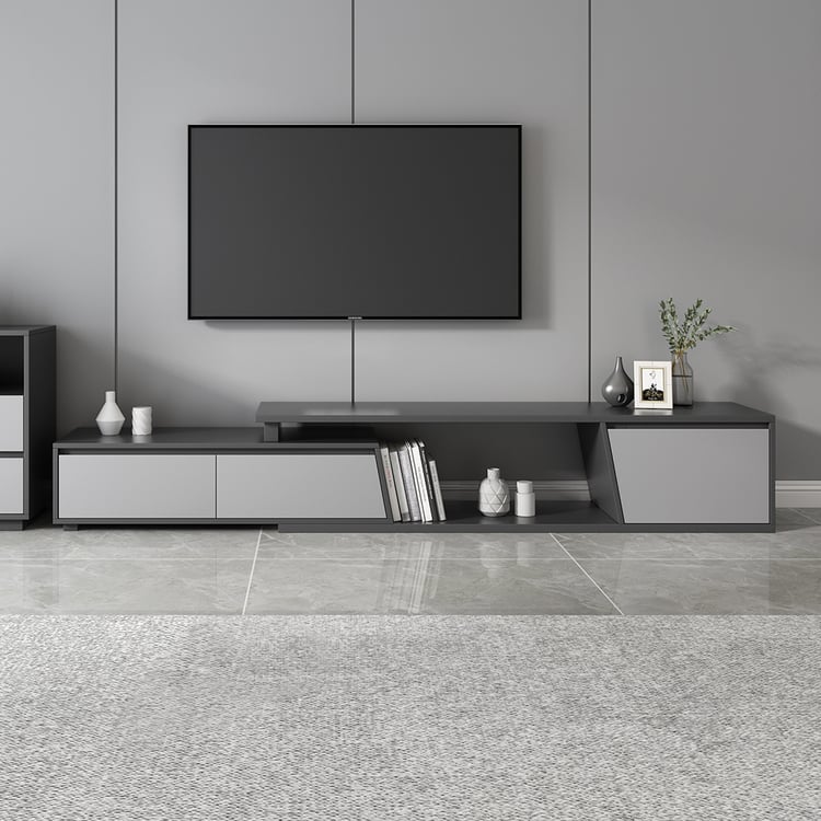 Fero Extendable TV Stand with 3 Drawers(1800mm-3048mm)