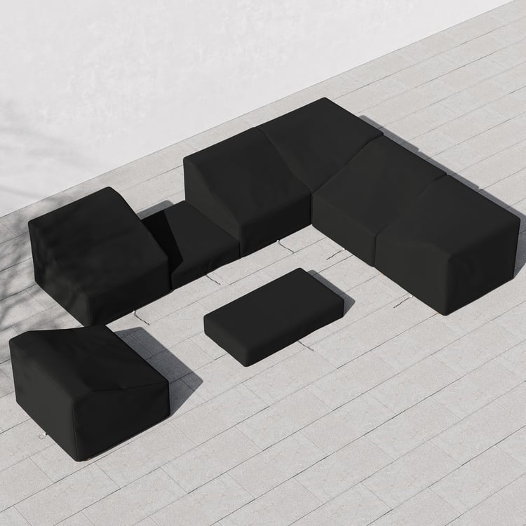 Housses de meubles de patio d'extérieur imperméables en toile résistante 600D