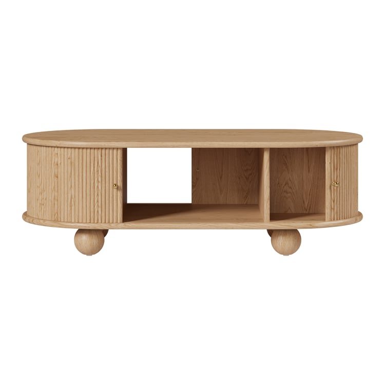 Ovale Houten Salontafel voor Jouw Interieur