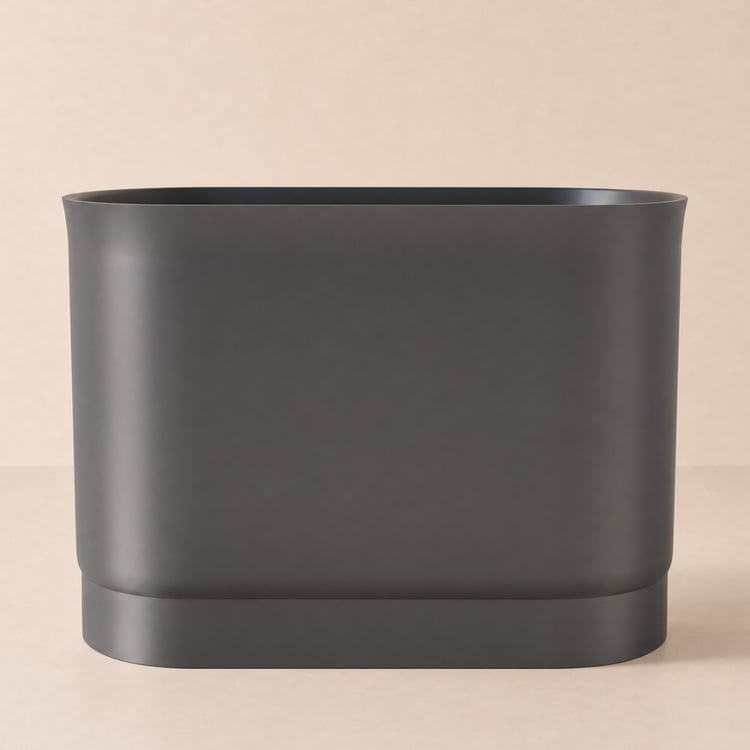 40" Deep Oval  Freestanding Stone Resin Soaking Bathtub with Built-in Seat
