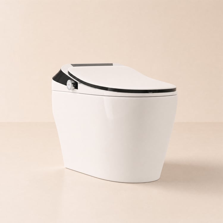 Hynova AX8 Compact Automatic Smart Bidet Toilet with Pre-Moistened |Eco Mode