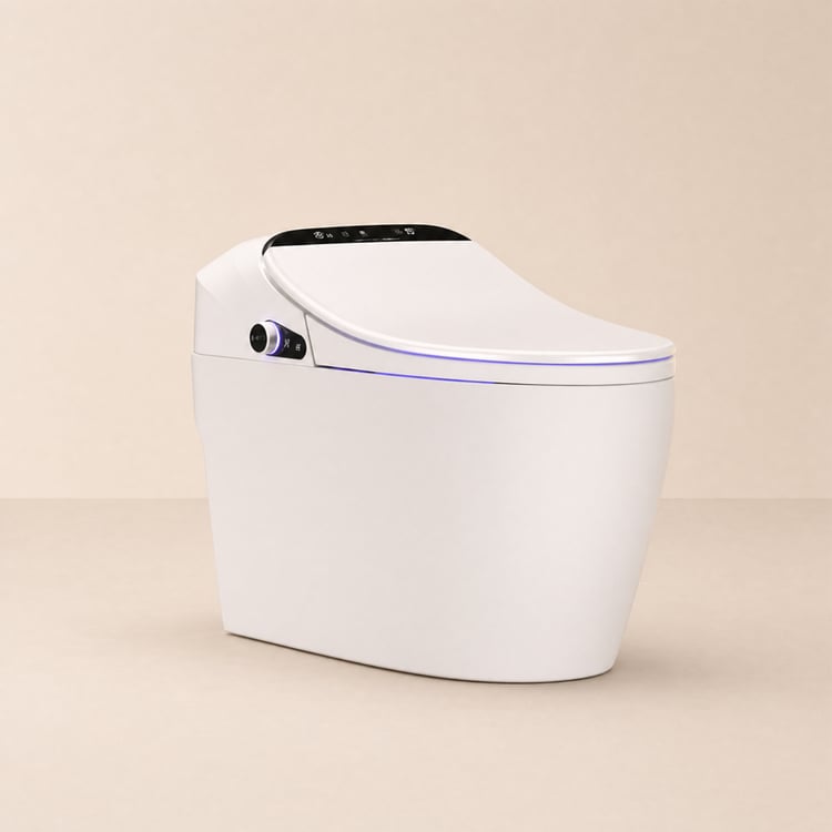 Intelligent Douche-WC Hynova AX2 met UV-desinfectie en automatische dekselopening, wit