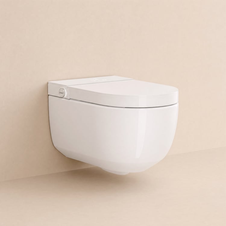 Airloo S2 Wall-Mounted Smart Bidet Toilet with In-Wall Tank, UV sterilization, 1.32 GPF