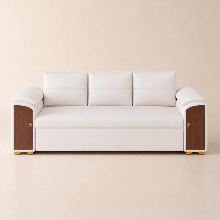 94.5" Pull Out Sofa Bed Convertible Sleeper with Lift-top Coffee Table