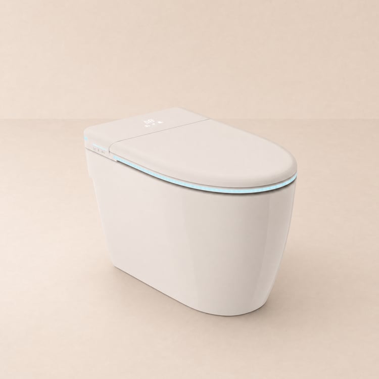 Glowin K2 Smart Bidet Toilet with Built-in Tank, 1.28 GPF