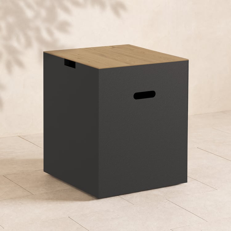 Mesa Cobertura para Botija de Gás de Exterior Tevara de 40 cm em Cinzento