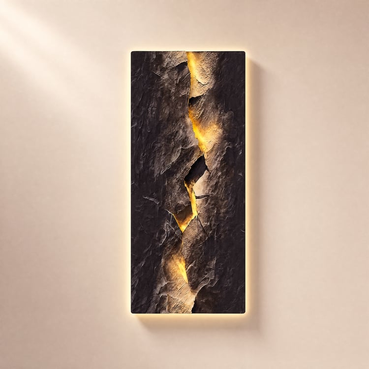 Très grande décoration murale moderne à LED avec rétroéclairage, décoration d'intérieur, alimentée par USB