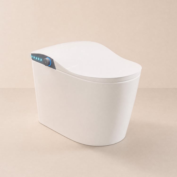 Hynova AX8 Pro Smart Bidet Toilet with UV Sterilization, White, 1.28 GPF