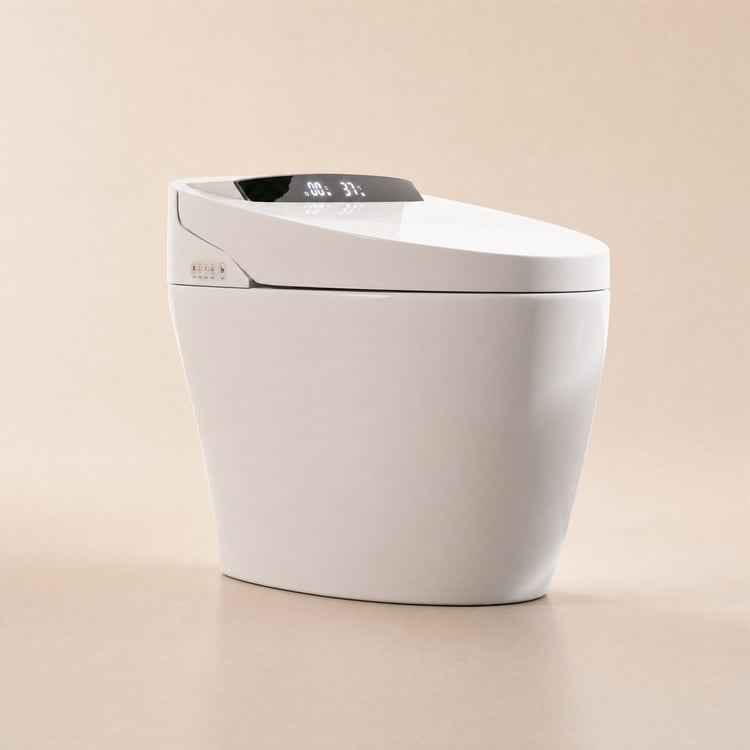 Hynova AX1 Automatic Smart Bidet Toilet with Self Cleaning | Heated Seat | Dryer