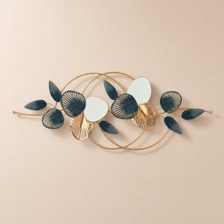 Modern Minimalist 3D Hollow-out Metal Leaves Wall Decor Classic Fashion Wall Decoration