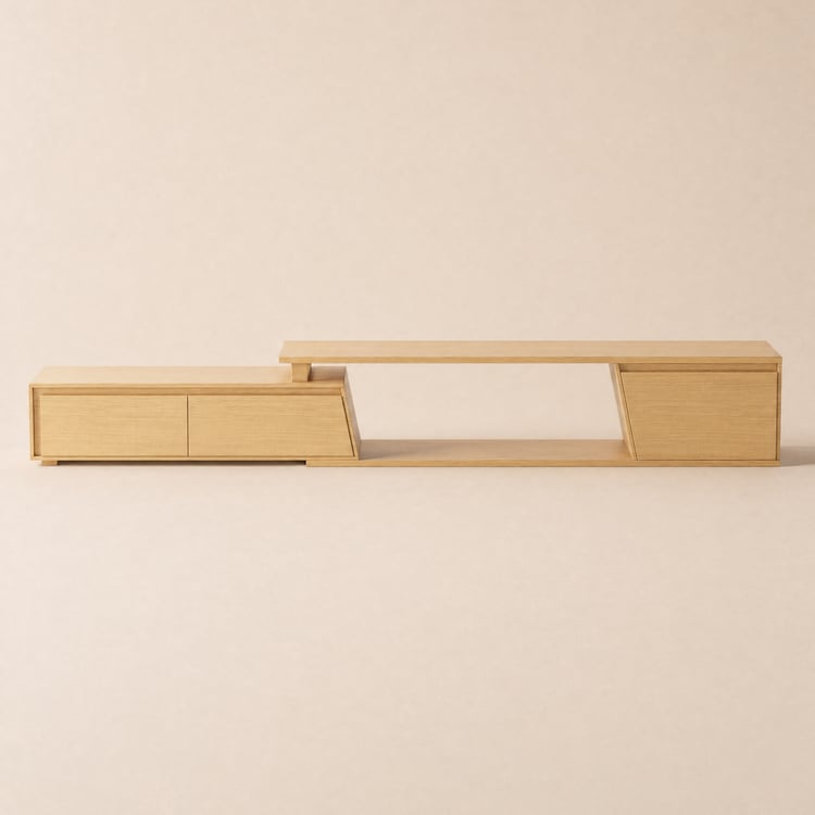 Meuble TV extensible Fero 180 à 280 cm avec 3 tiroirs
