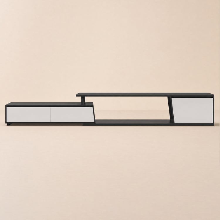 Meuble TV extensible Fero 180-280 cm avec 3 tiroirs
