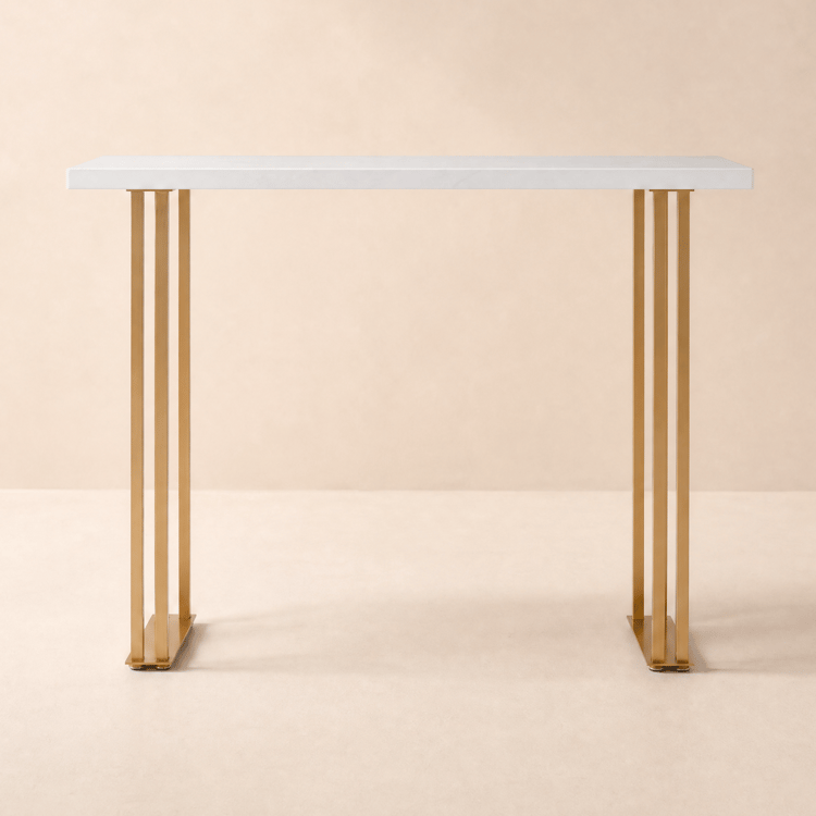 63" Modern Rectangle Wood Bar Table