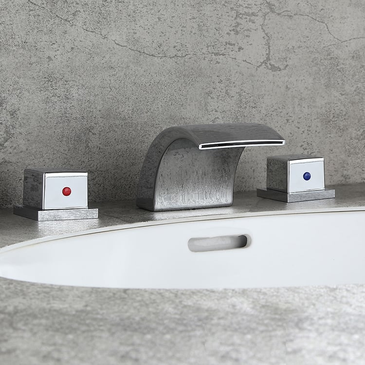 HF 8BW７個、7BW２個セット Victoria Waterfall Widespread Sink Faucet With LED Lights