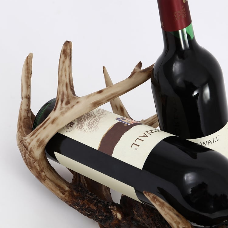 Rustic Table Top Wine Racks Gracie Oaks Wine Racks Countertop Solid