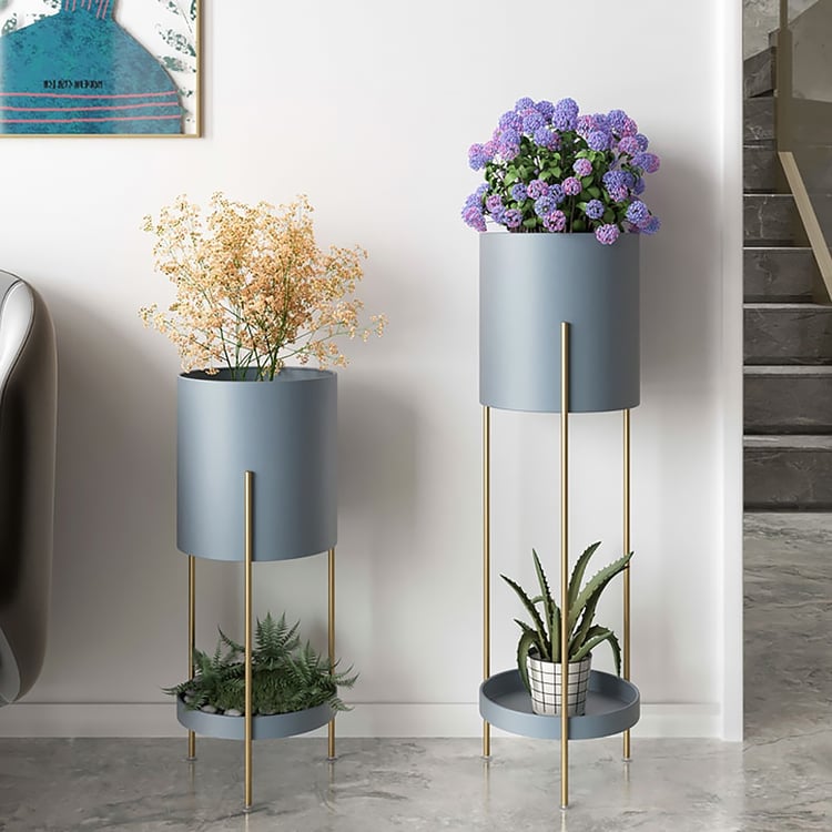 self watering system for indoor plants Optimara MiniGarden Geometric Self-Watering System (4.25