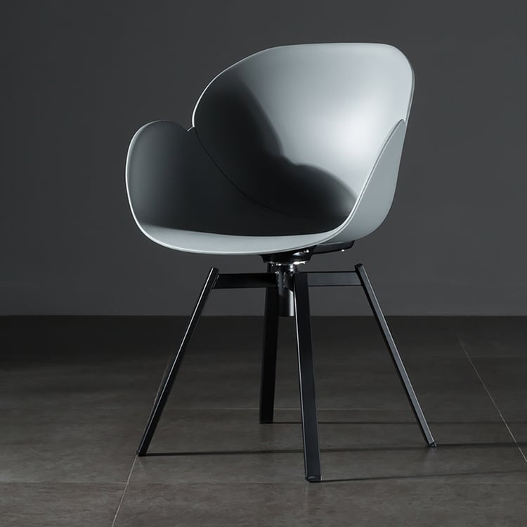 Modern Task Chair PP Material with Black Finish Legs Office Chair｜Homary