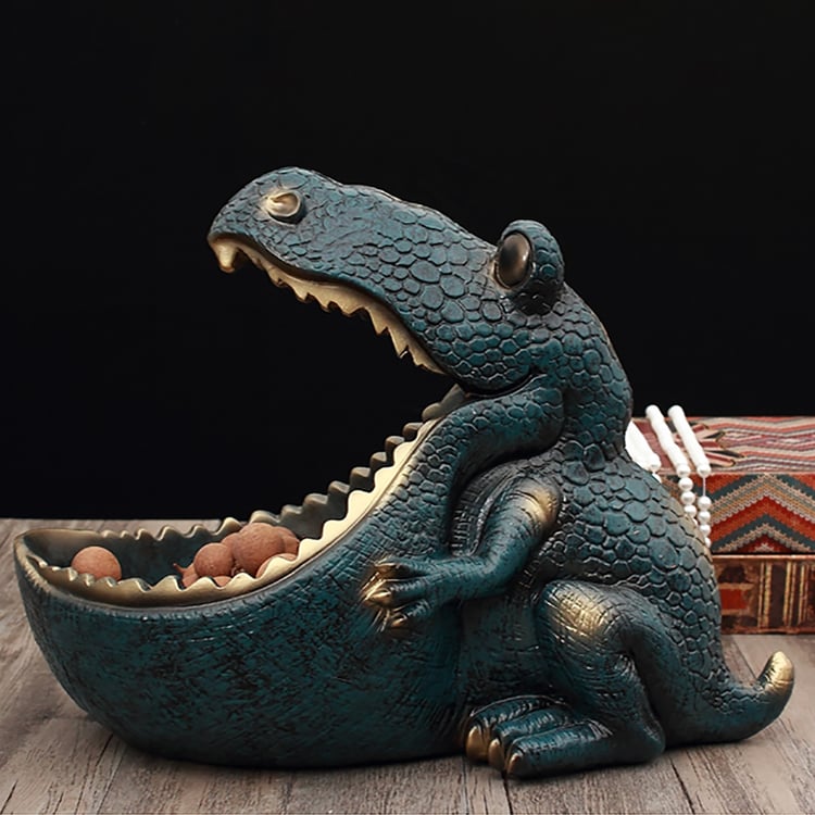 置物 cool Dinosaur Sculpture Desk Organizer Entryway Key Holder｜Homary