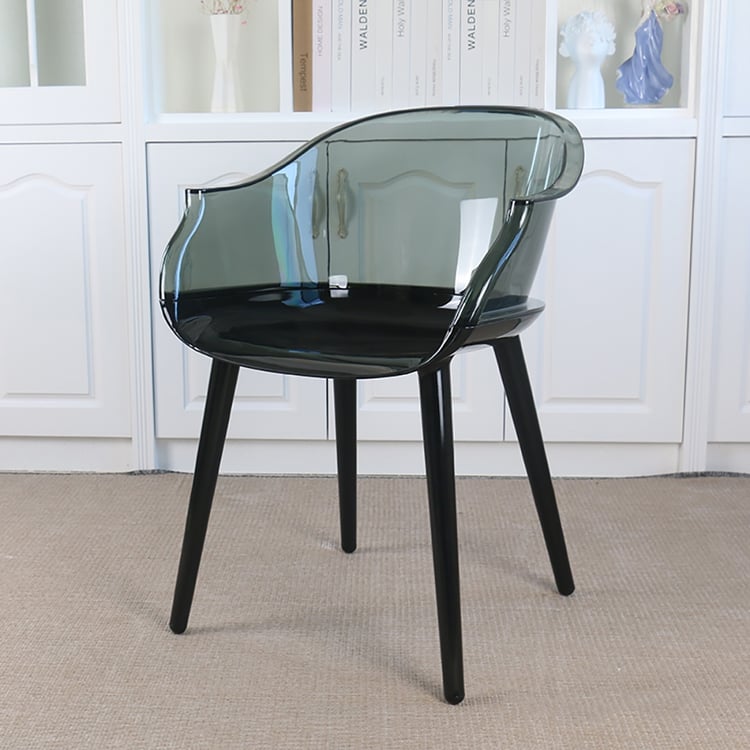 Modern Dining Chair High Back PC Material Dining Chair｜Homary