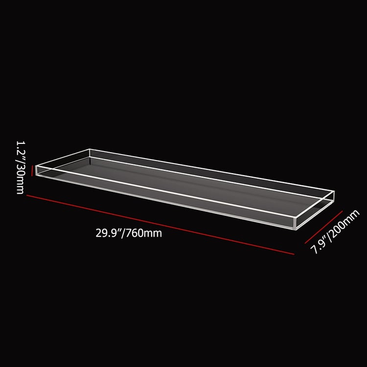 Badablage aus Acryl, transparent｜Homary DE