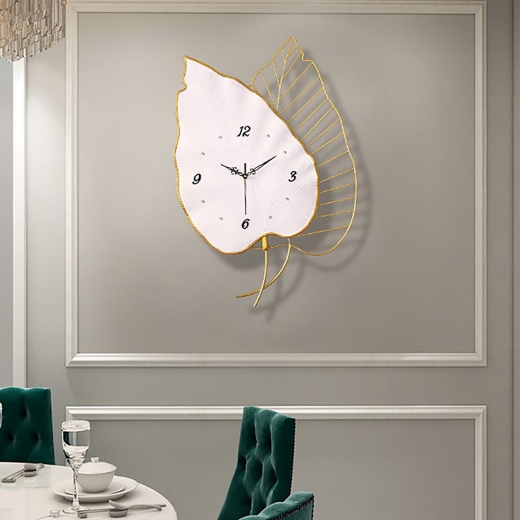 Reloj de pared grande de 410 mm x 710 mm de estilo nórdico idílico