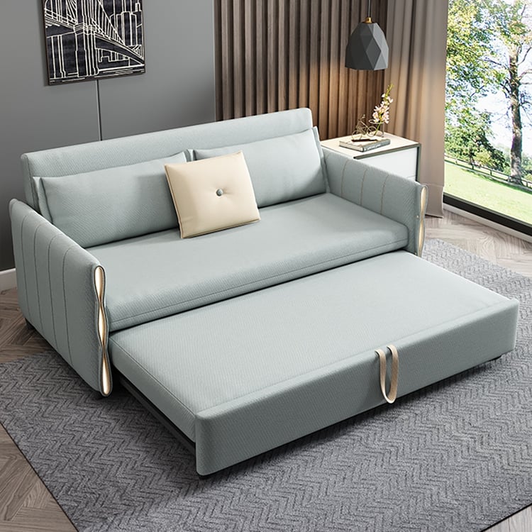 78" Full Sleeper Storage Sofa Cotton&Linen Upholstered Convertible ...