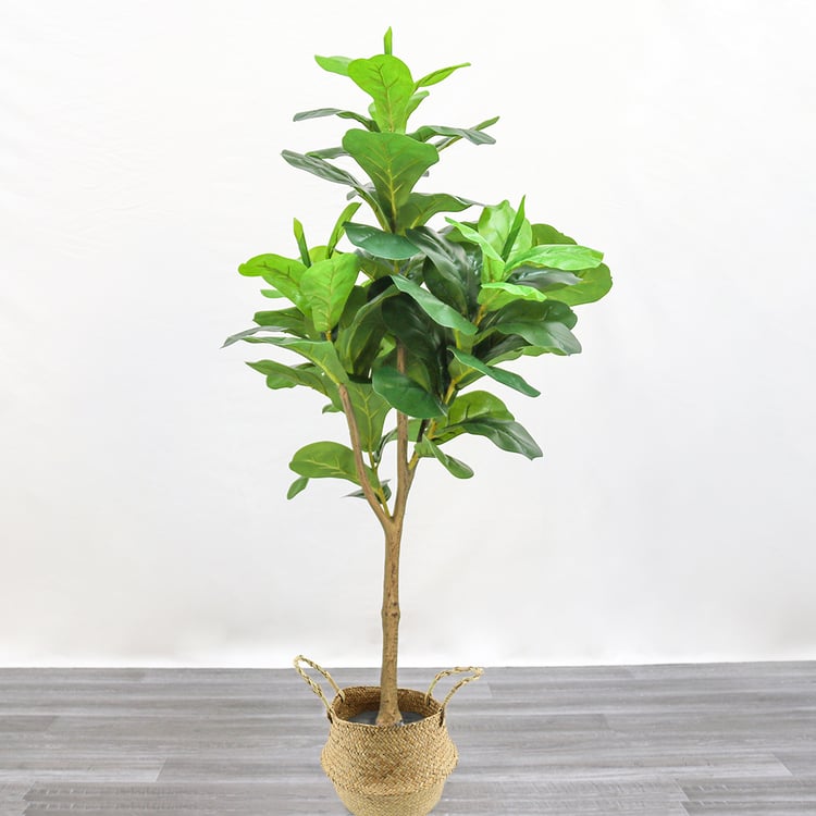 47.2" Artificial Ficus Plant 1 Piece Faux Indoor Plants | Homary
