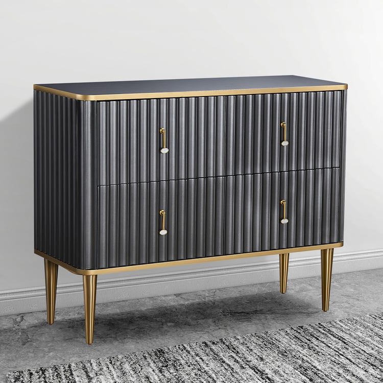princess polly baby blue dress Modern Black Dresser 4-Drawer Accent Bedroom Cabinet in Gold｜Homary