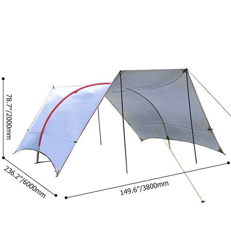 Zeltabdeckung Wasserdicht - Ersatz-Baldachin Für 3-4 Personen Zelte