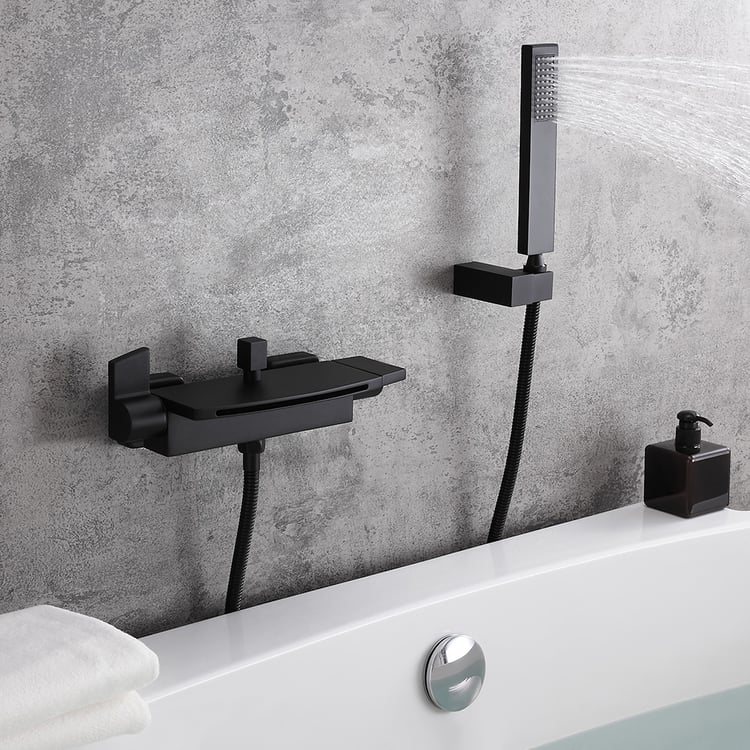 Robinet de baignoire autoportante BOYOMA Doré | Leroy Merlin