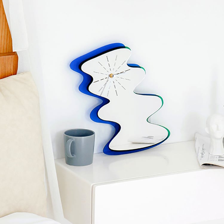 Nordic Modern Style Abstract Art Wall Clock with Distinctive Design｜Homary