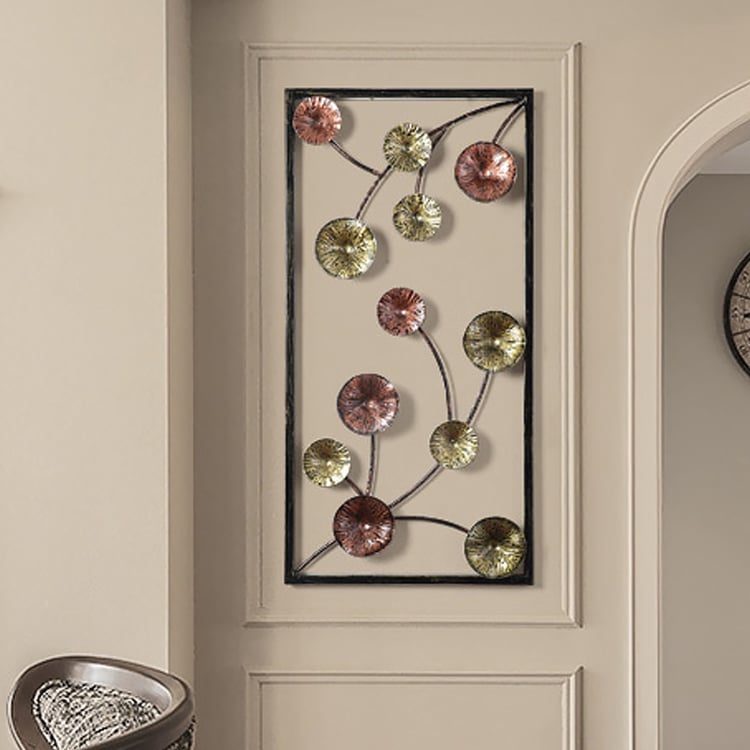 Photo inspiration: Gallery Detail: Distressed Retro Style Morning Glory Metal Wall Decor