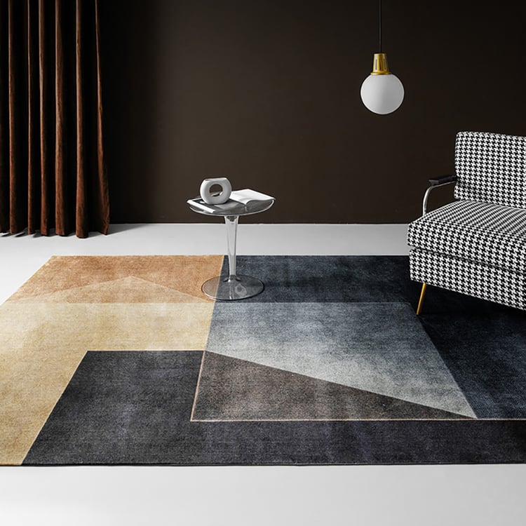5' x 8' Geometric Retangular Designer Rugs Area Rug (± 0.1ft deviation ...