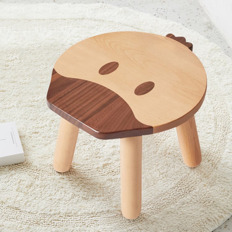 Cute Kids Chair Children Chair with Cute Animal Pattern Wood
