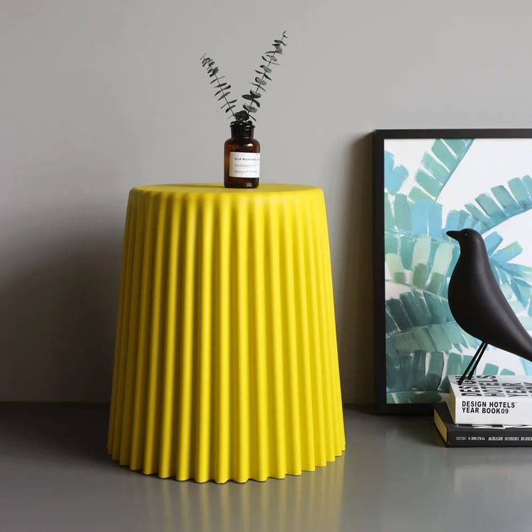 Modern Side Table Round End Table Sofa Side End Table PP Plastic in ...