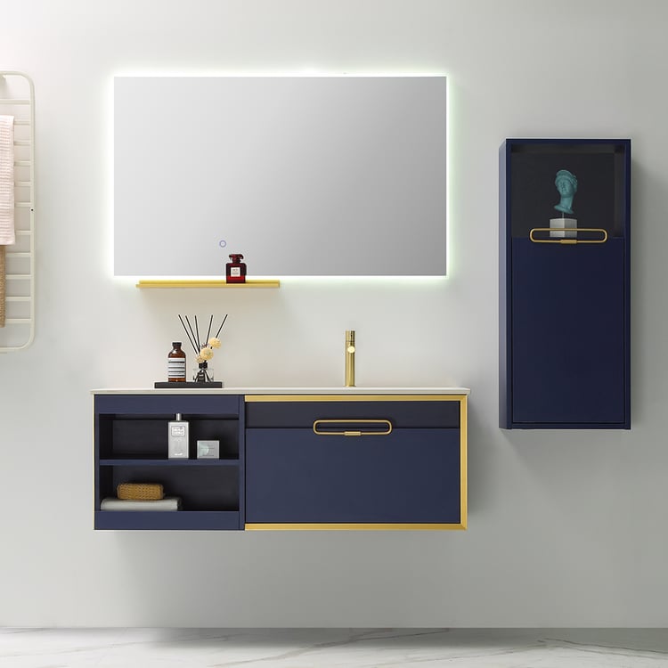 47” Modern Floating Bathroom Vanity with Undermount Sink Bathroom ...