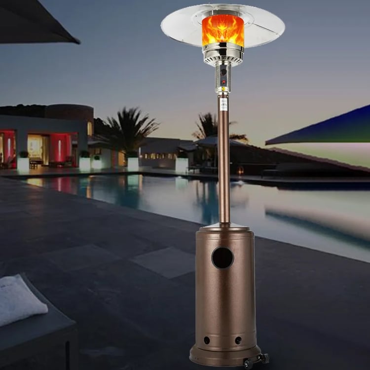 Propane Outdoor Heater 4,6000BTU Portable Patio Gas Heater with