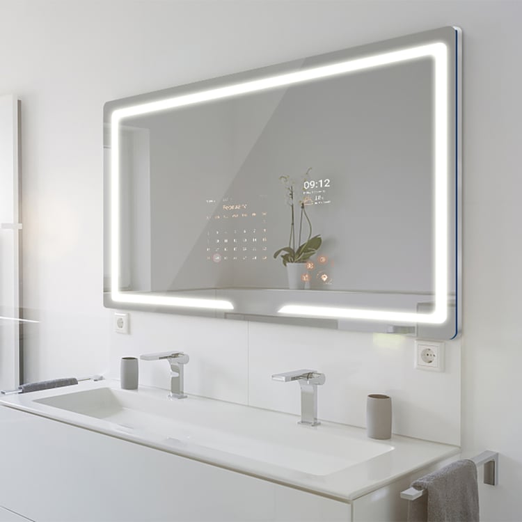 47" Touch Screen LED Bathroom Smart Mirror Multi-Function On-Mirror ...
