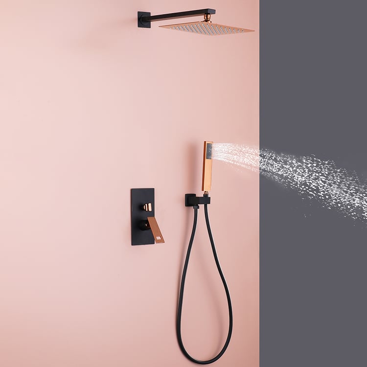 Rose Gold Stainless Steel Shower Hose – 59-Inch Flexible PVC Inner Hose With Brass Nuts, G1/2 Fittings – Multiple Colors Available