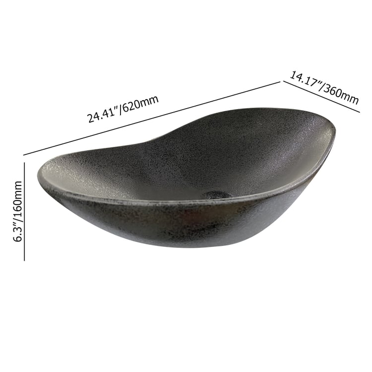 送料無料 通販  Sink Vessel Oval Style Retro Black Ceramic Sink｜Homary Wash ポケモンカードゲーム