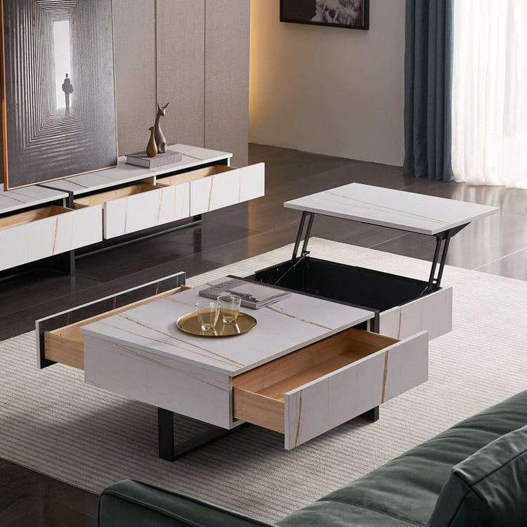 Lift Top Coffee Table with Storage Modern Square Coffee Table with ...