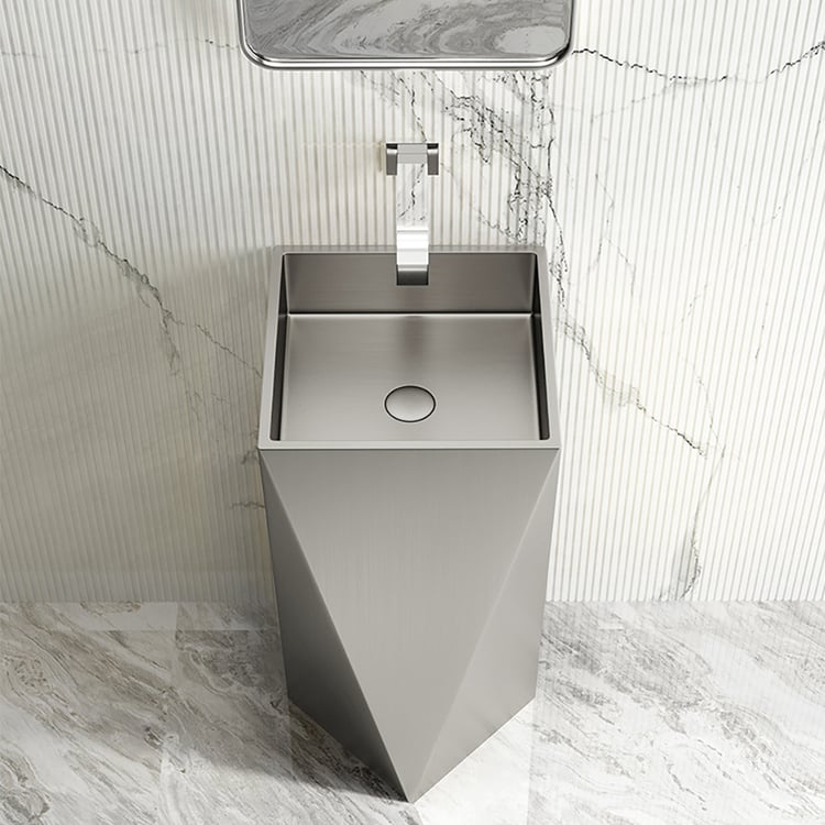 Toilettenpapierhalter Freistehend – Aus Edelstahl, Gebürstetes Nickel, Schwenkbar & Standfest, Fürs Bad