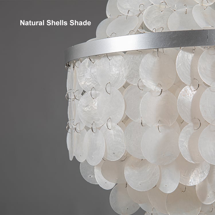Capiz Lettering Tiered Capiz Shell Lamp Vintage Capiz Shell Chandelier Pendant Lamp