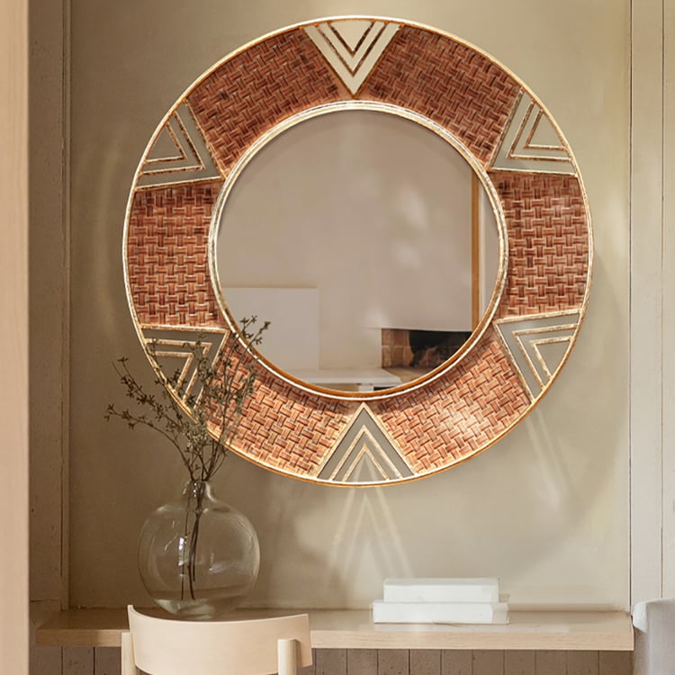 Artloge Miroir Décoration Murale Salon: Miroir Marron Grand pour Chambre et Salle de Bain - Entrée - Décoratif pour Couloir 100x72cm Artloge Miroir Décoration Murale Salon: Miroir Marron Grand pour Chambre et Salle de Bain - Entrée - Décoratif pour Couloir 100x72cm