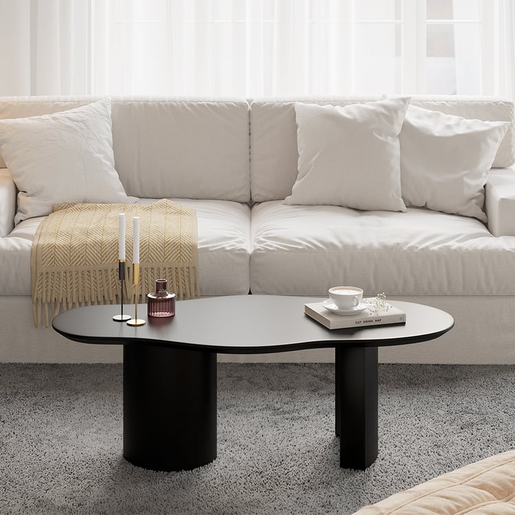 Relaxdays salontafel met opbergruimte - 42x90x50 cm