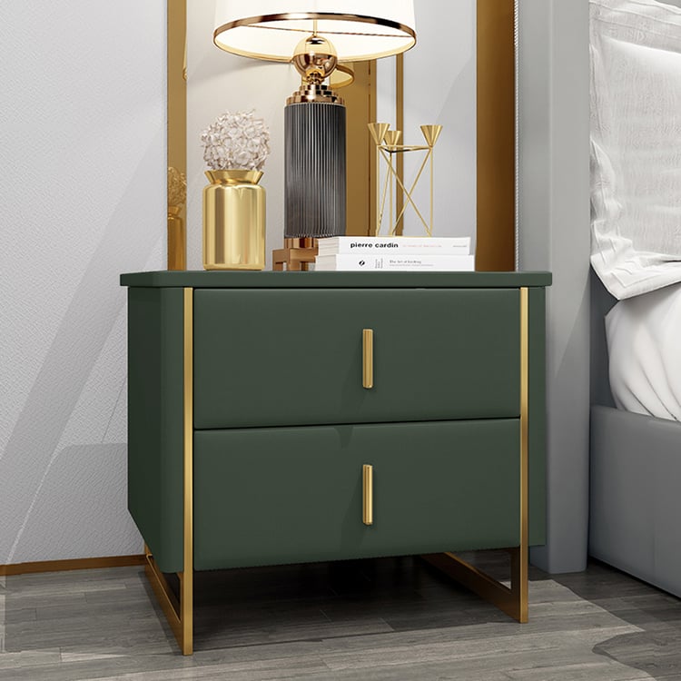 green dresser and nightstand set Henley Scalloped Edge Nightstand with Drawer, Sage Green