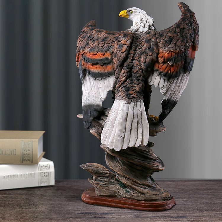 Eagle Sculpture - Aquila decorativa in resina, statuetta artigianale in resina per decorazione di benvenuto, soggiorno, libreria, camera da letto Eagle Sculpture - Aquila decorativa in resina, statuetta artigianale in resina per decorazione di benvenuto, soggiorno, libreria, camera da letto