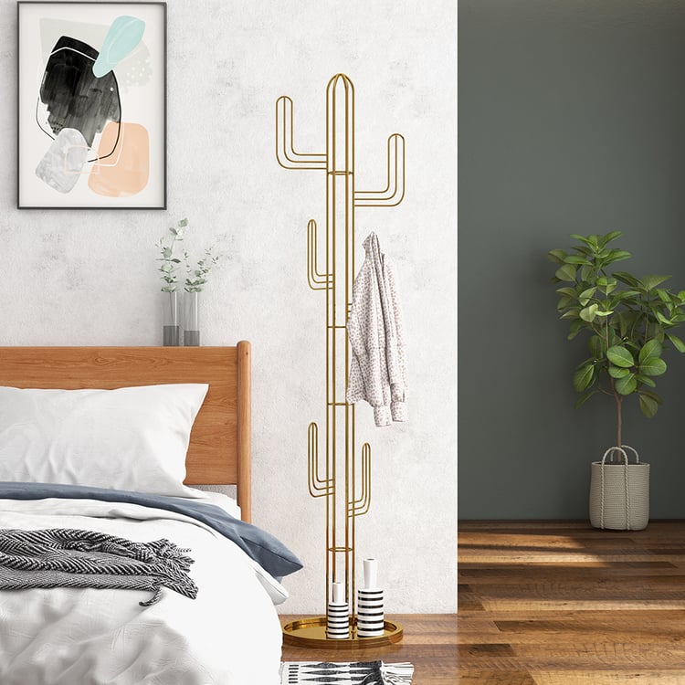 Cactus Coat Rack Floor-Standing Coat Rack Internet Celebrity Style