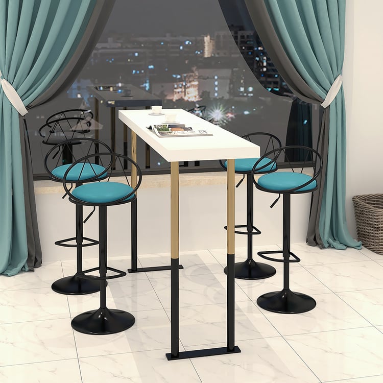 Vecelo Swivel Counter Height Bar Stools – Set Of 2, Adjustable, PU Leather, Dark Wood, 330 Lb Capacity