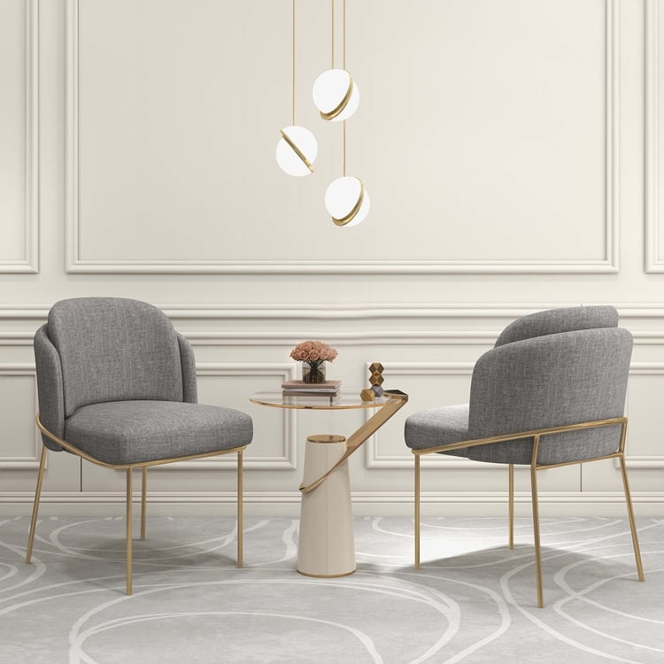 LEWE Set di 8 Sedie da Pranzo, Sedia da Cucina Girevole a 180°, Sedia